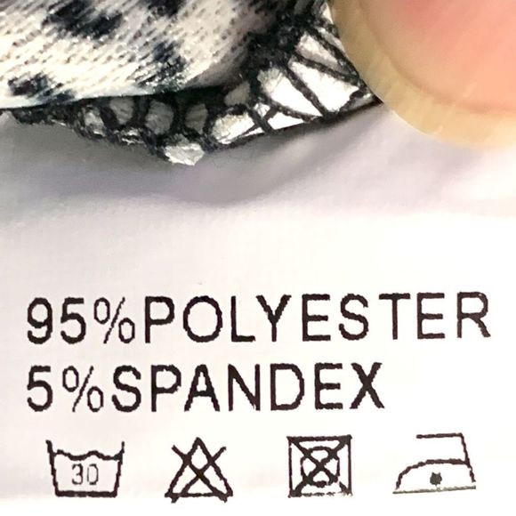 SHEIN Curve Black/white  Snakeskin Spaghetti Strap Top 2XL (A-019) - Picture 5 of 5